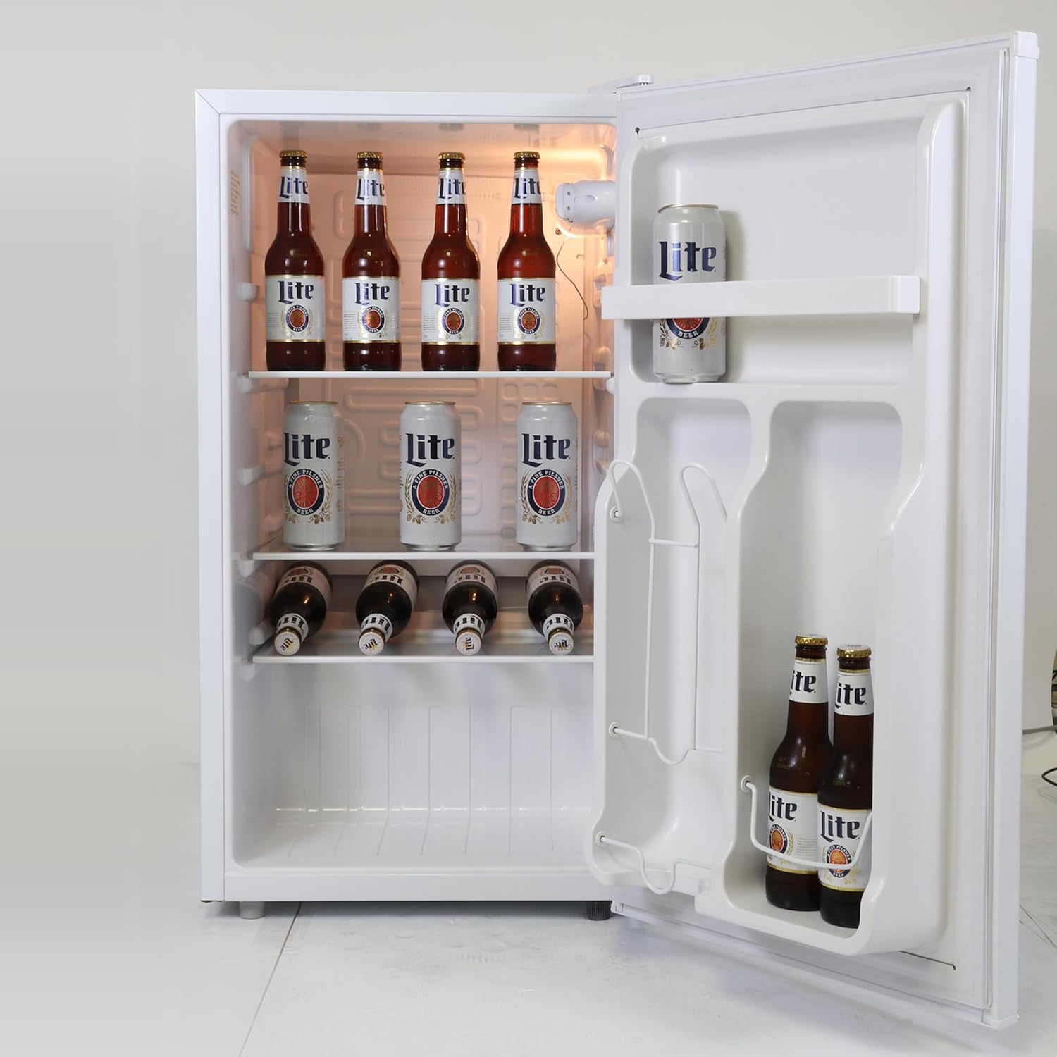 Miller Lite 3.2 Cu Ft Compact Fridge - Image 3